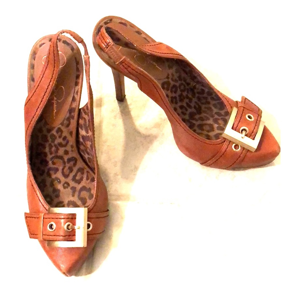 GUC Jessica Simpson Slingback Heels